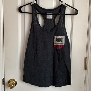 ‼️ 4 for $20 ‼️ Grey Racer back tank top